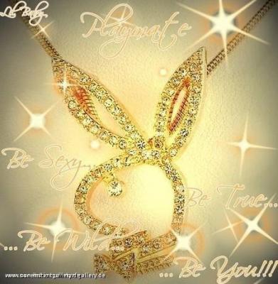 Play boy  en or et argent !!